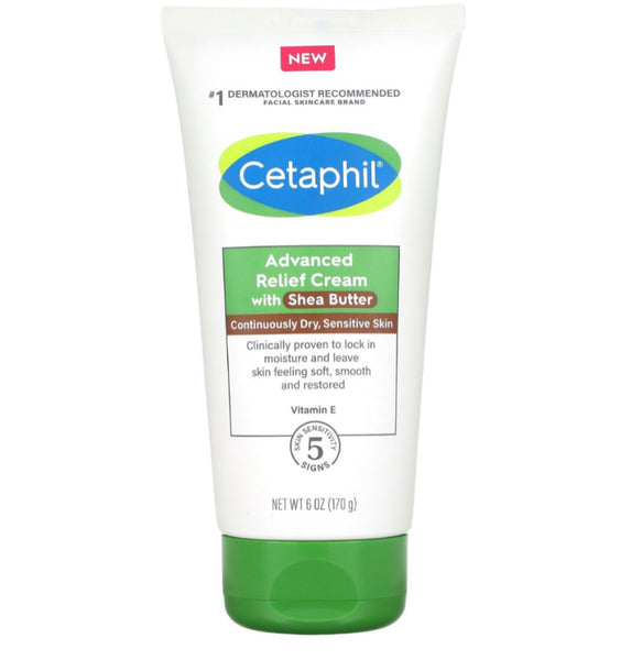 Cetaphil Advanced Relief Cream With Shea Butter كريم ترطيب الجسم المطو ...