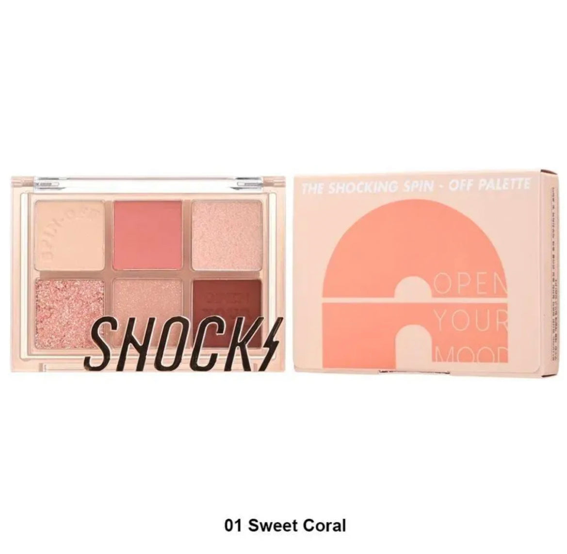 TONYMOLY The Shocking Spin Off Palette 01 Sweet Coral بالت شدو