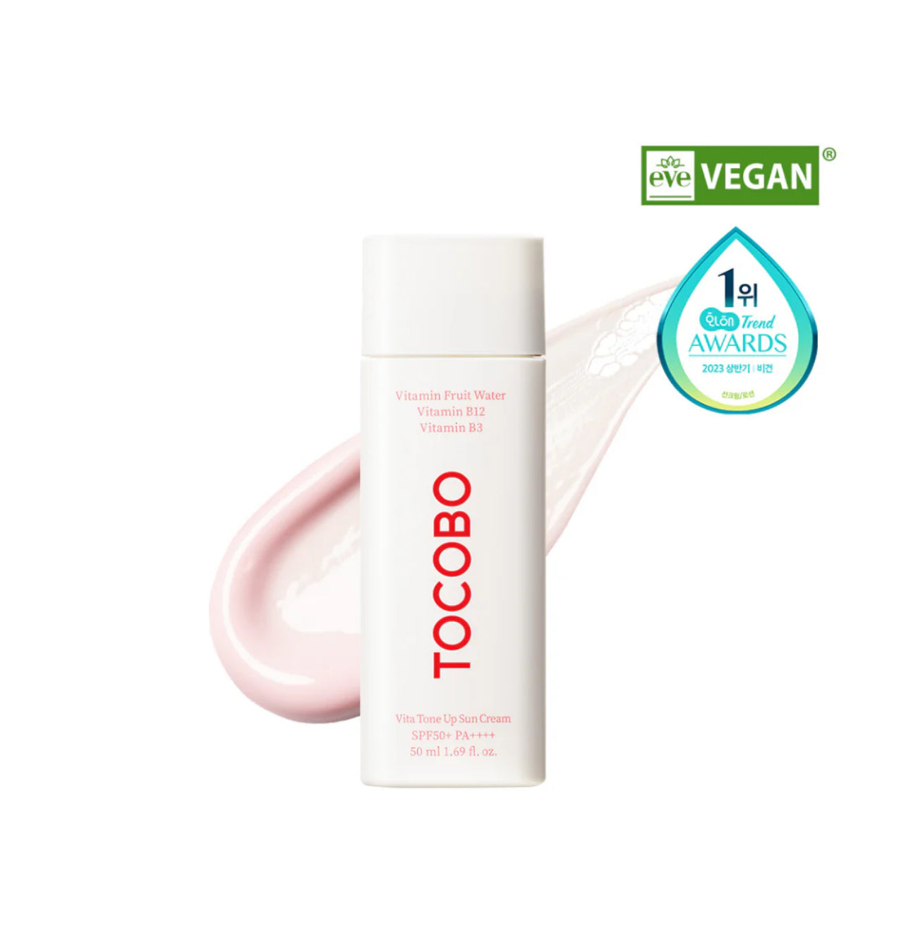 TOCOBO vita tone up sun cream كريم الحماية من الشمس الفيزيائي بالتفتيح الفوري من توكوبو