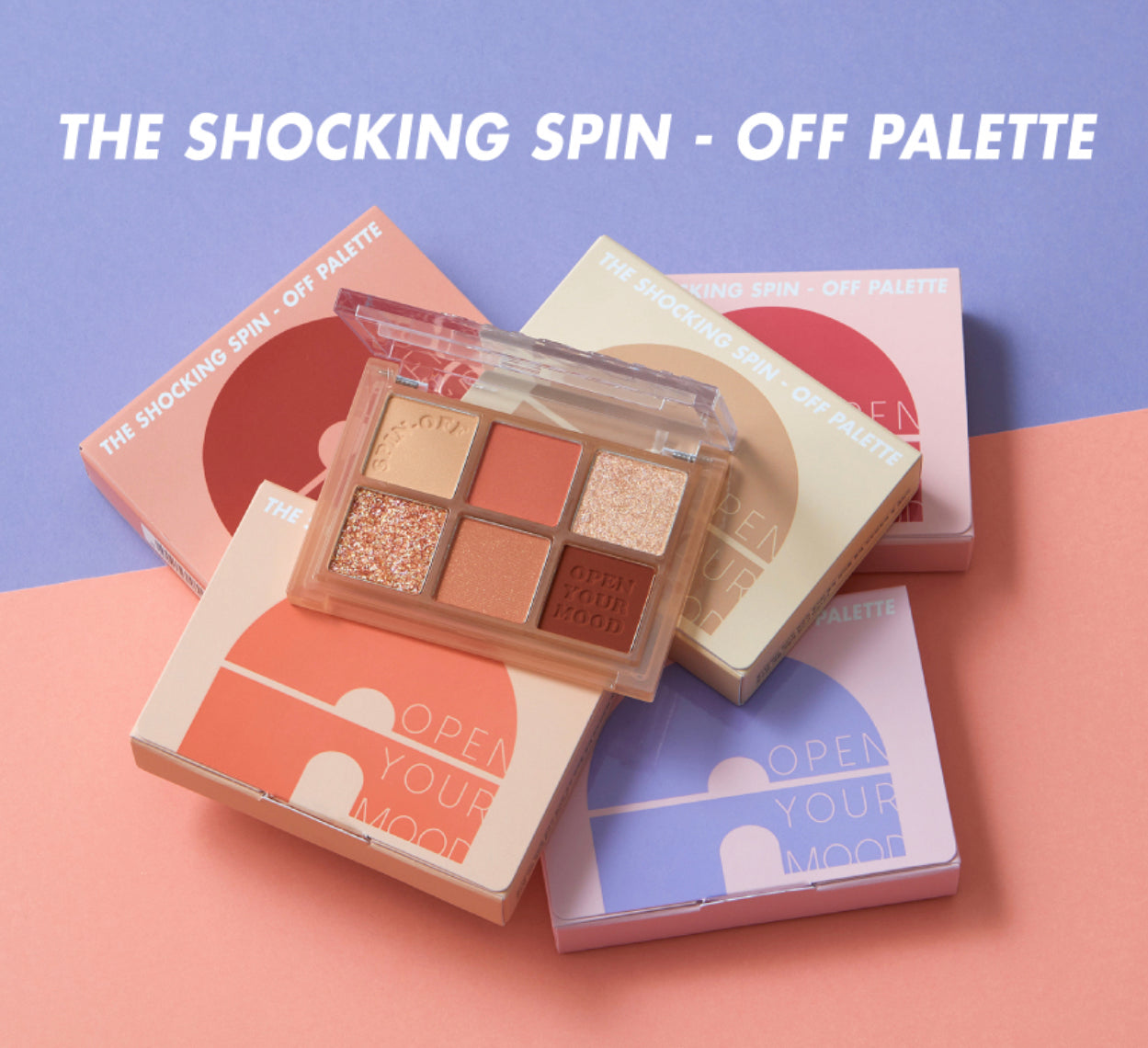 TONYMOLY The Shocking Spin Off Palette 01 Sweet Coral بالت شدو