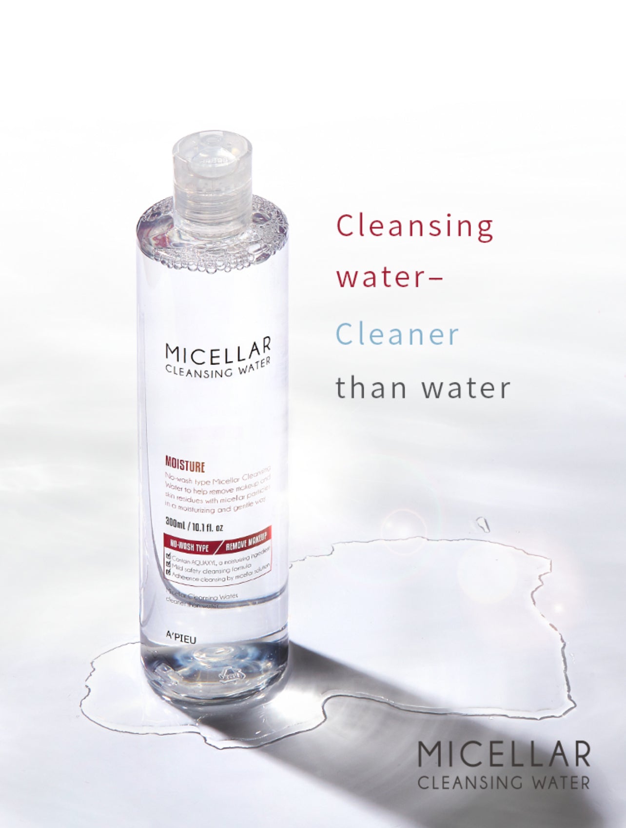 A'PIEU Micellar Cleansing Water Moisture ماء الميسيلار من ايبيو