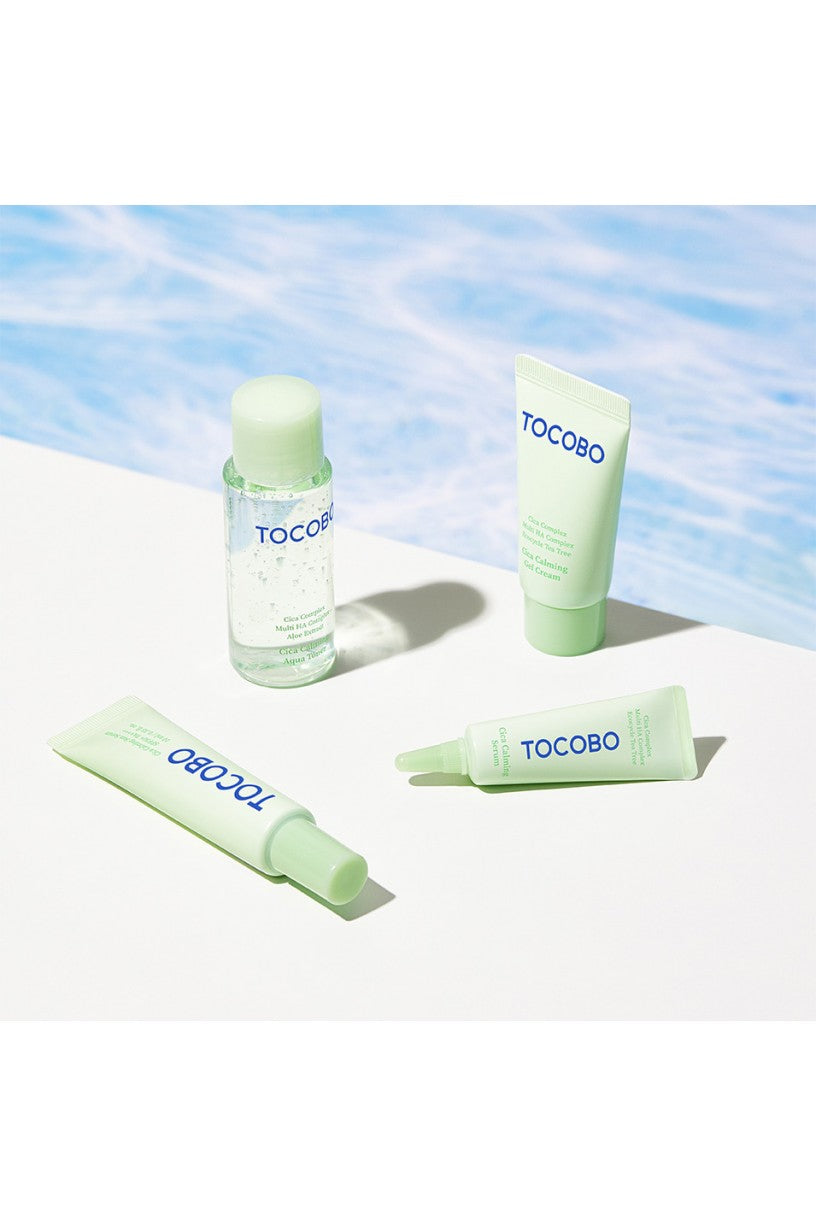 TOCOBO CICA CALMING Travel KIT مجموعة العناية بالبشرة من توكوبو بحجم السفر