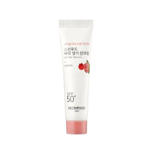 SKINFOOD Berry Glowing Sun Cream SPF 50+ PA++++ واقي الشمس الفيزيائي بالتوت من سكنفود