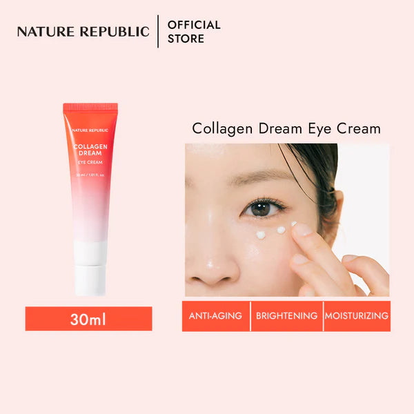 NATURE REPUBLIC collagen dream eye cream كريم العين بالكولاجين من نيجر ريببلك