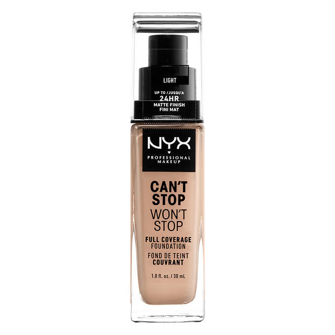 NYX Can't Stop Won't Stop Full Cover Foundation كريم اساس نيكس بتغطية كاملة