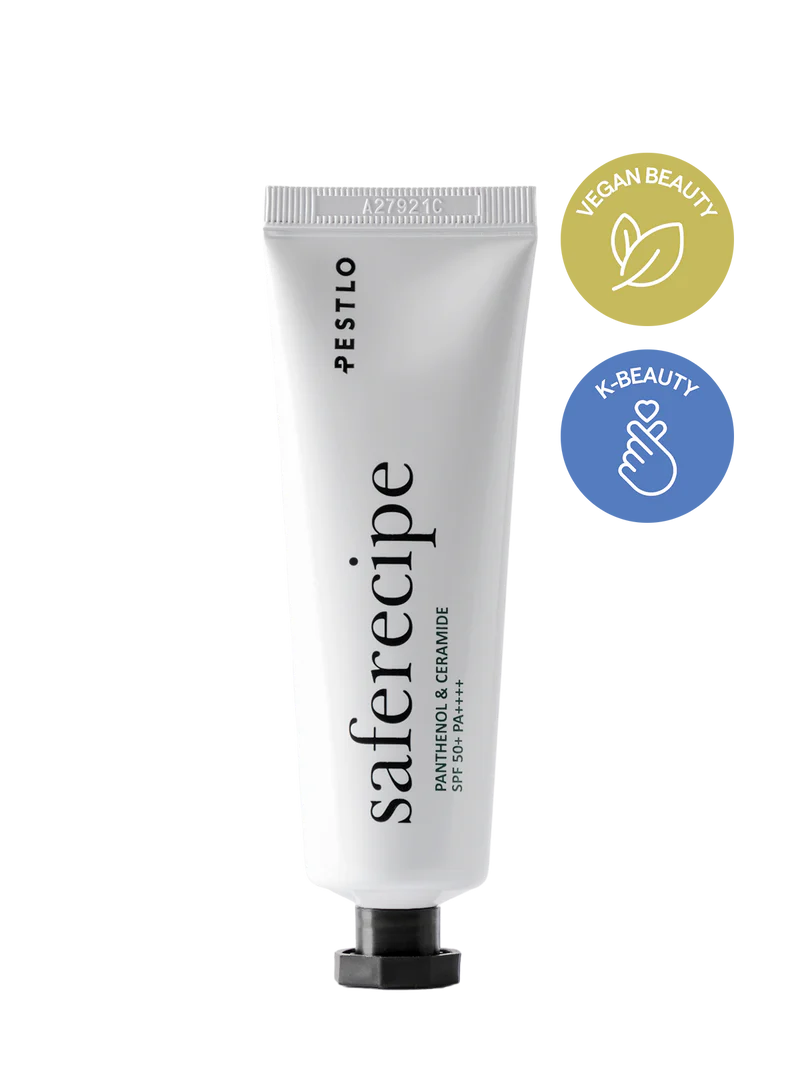 PESTLO Saferecipe Sun Essence Panthenol & Ceramide SPF50+ PA+ 50ml اسنس واقي الشمس بالسيراميد والبانثينول من بستيلو