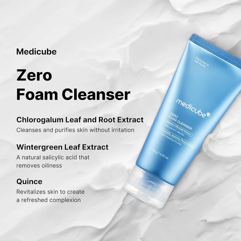 MEDICUBE Zero Foam Cleanserغسول رغوي من ميدكيوب