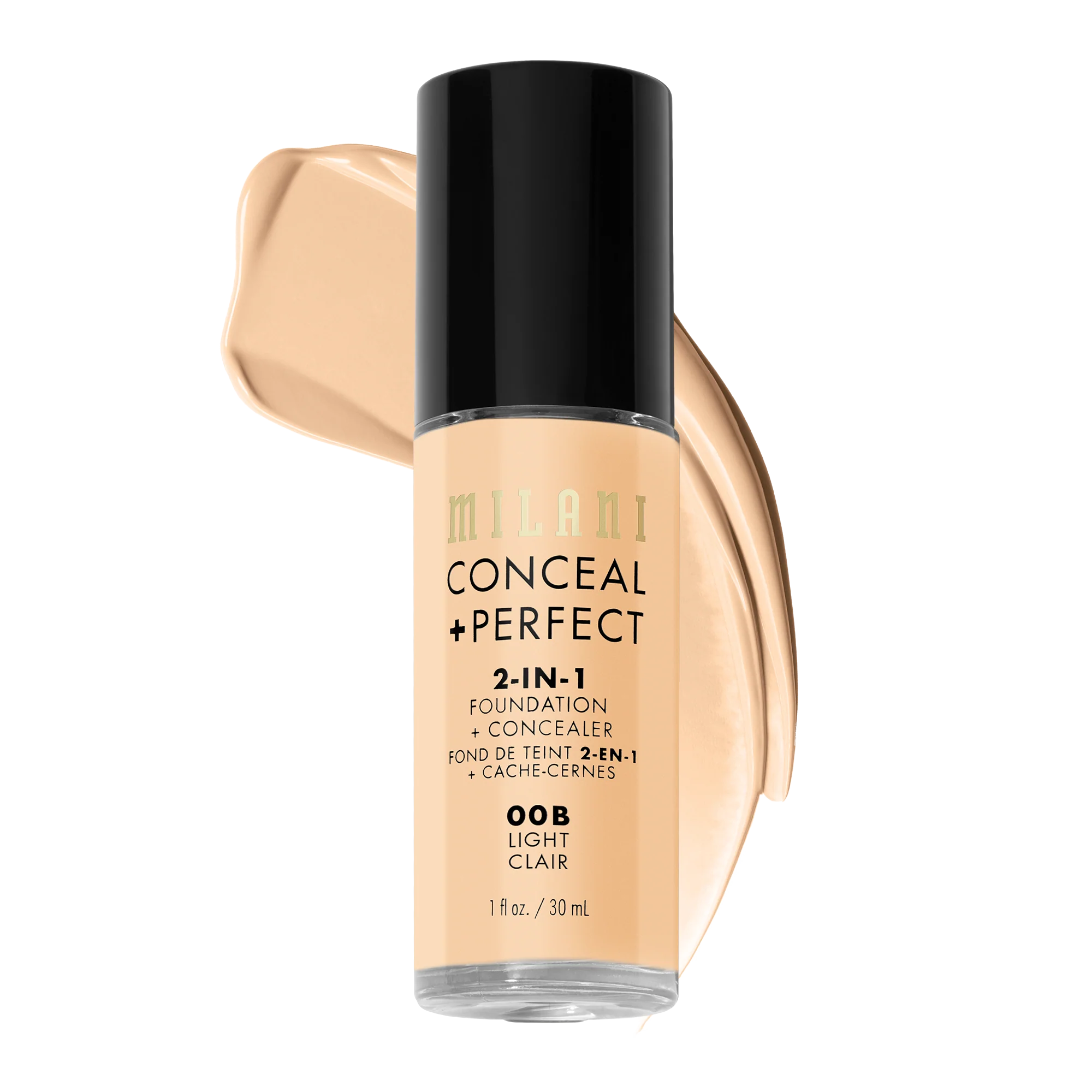 MILANI concealer + perfect 2 in 1 foundation + concealer كونسيلر وفاونديشن منتجين في منتج واحد من ميلاني