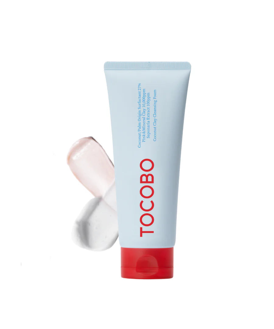 TOCOBO coconut clay cleansing foam غسول البشرة الرغوي بجوز الهند والطين من توكوبو