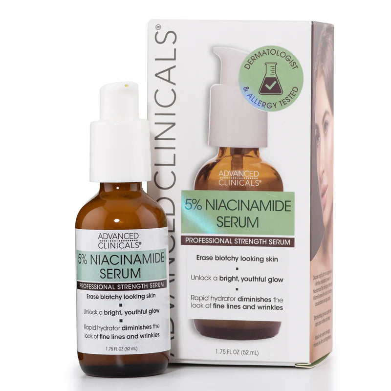 ADVANCED CLINICALS 5% Niacinamide Serum Professional Strength Serum سيروم النياسيناميد