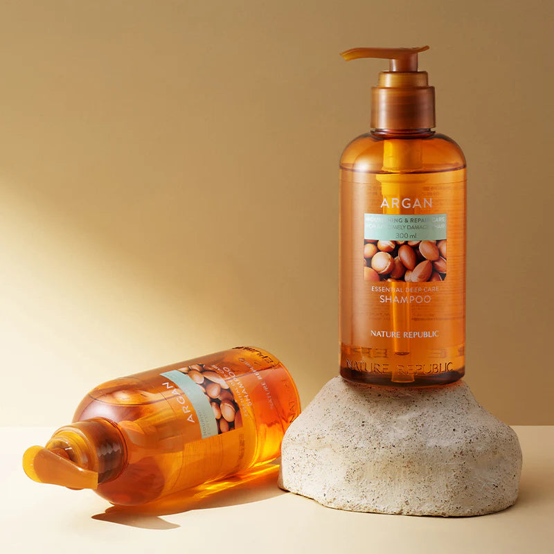 NATURE REPUBLIC Argan Essential Deep Care Shampoo شامبو الشعر بالاركان