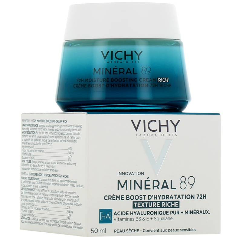 VICHY Mineral 89 72H Moisture Boosting Cream Rich Texture 
 كريم الترطيب من فيجي