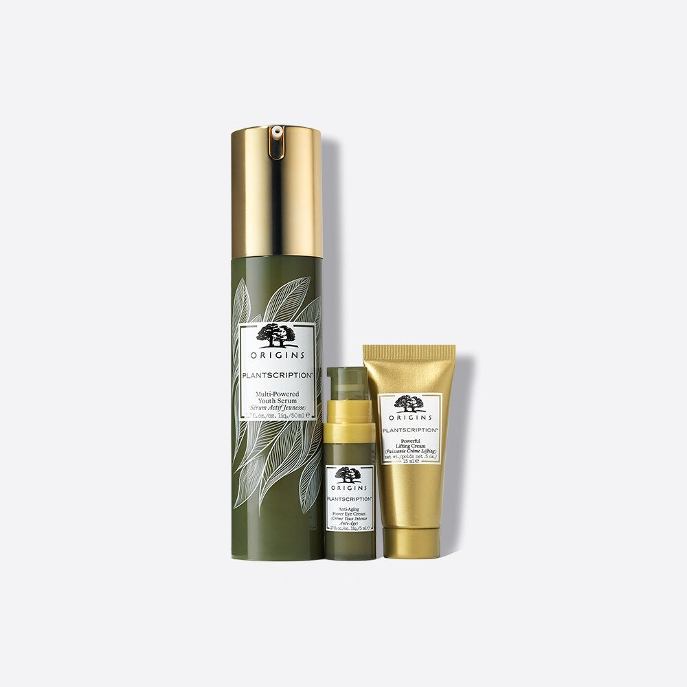 ORIGINS Youth Fantastic Plantscription Line Smoothing & Rejuvenationg Trio