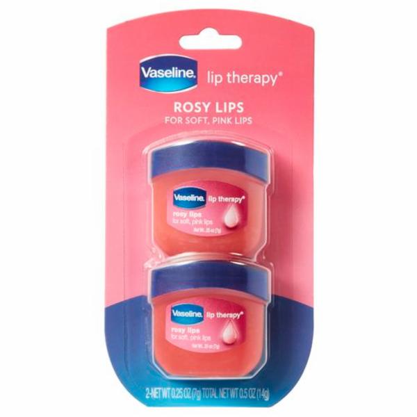 VASELINE Lip Therapy Lip Balm - Rosy Lips 2Pc  مجموعة مرطب الشفاه من فازلين