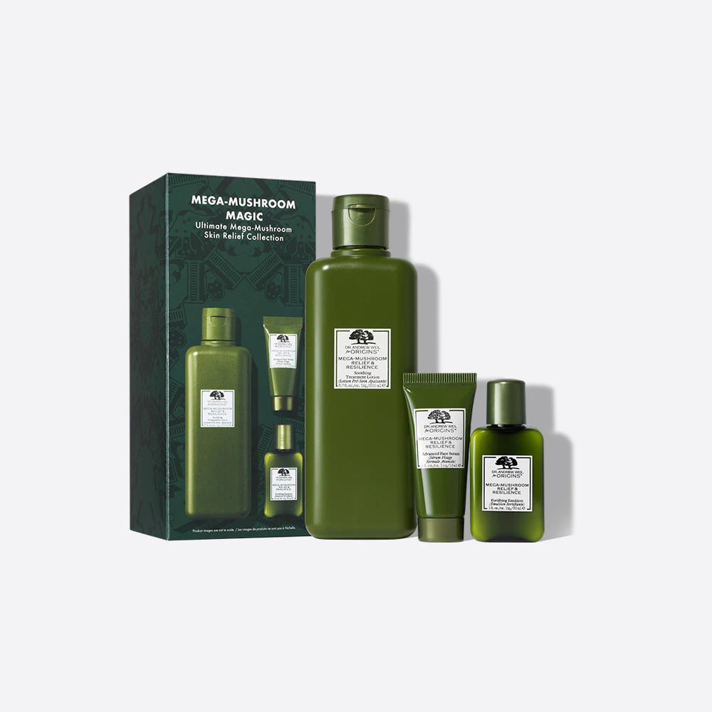 ORIGINS Mega Mashroom Magic Ultmate Mega Mushroom Skin Relief Collection