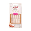KISS Nude Revolutioary Natural Nails Petite 28 Nails Glue Included KANP01
