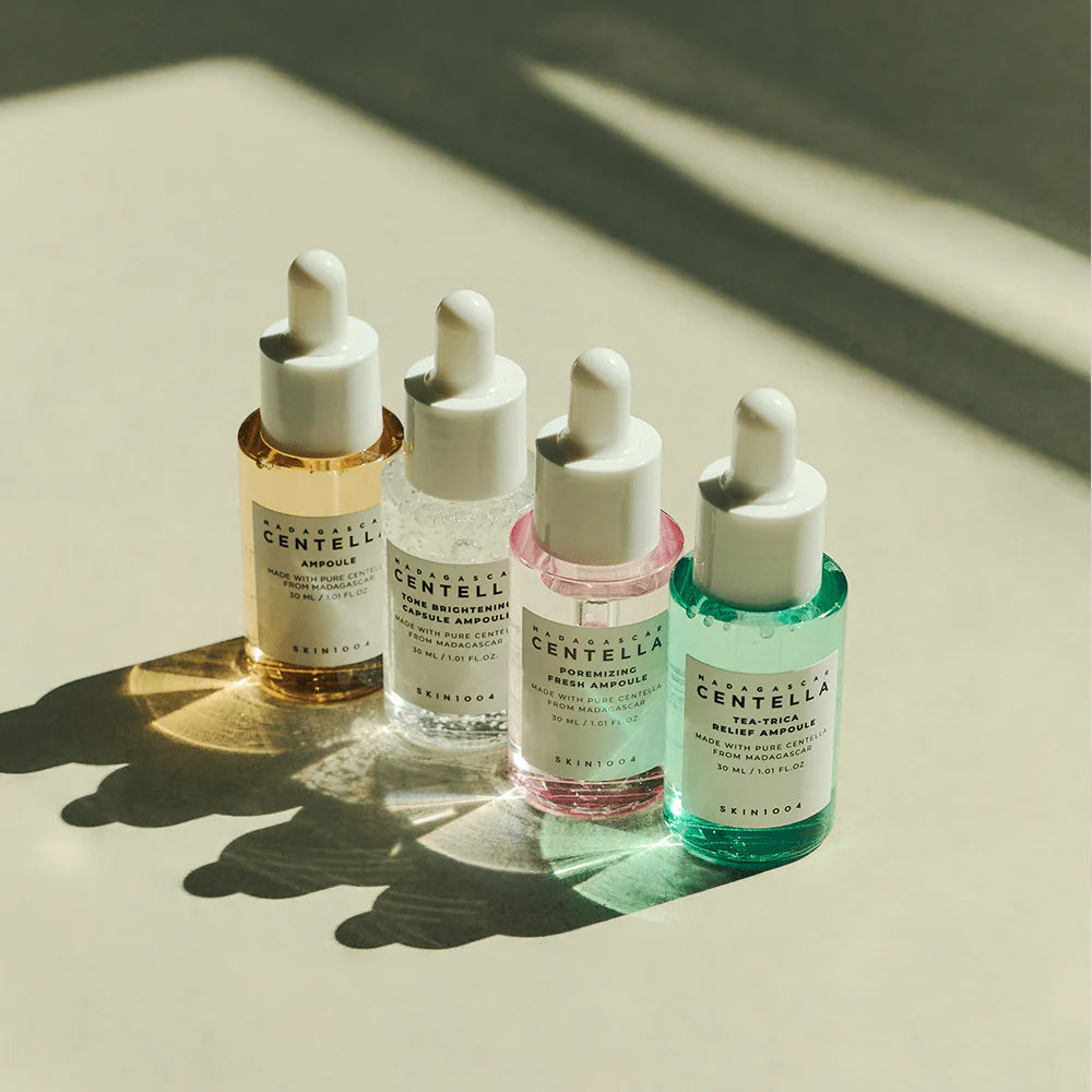 SKIN 1004 Madagascar Centella Ampoule Kit مجموعة امبولات البشرة بحجم السفر من سكن ١٠٠٤