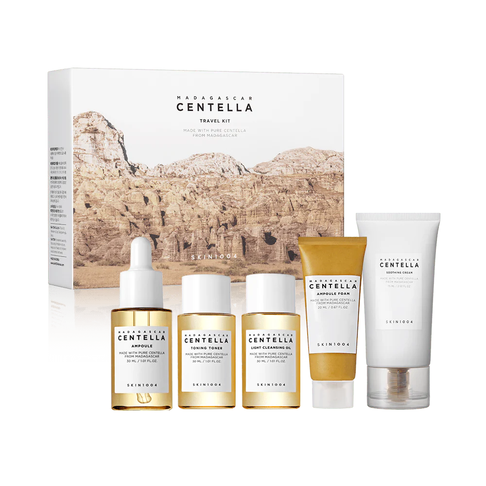 SKIN1004 Madagascar Centella Travel Kit مجموعة العناية بالبشرة