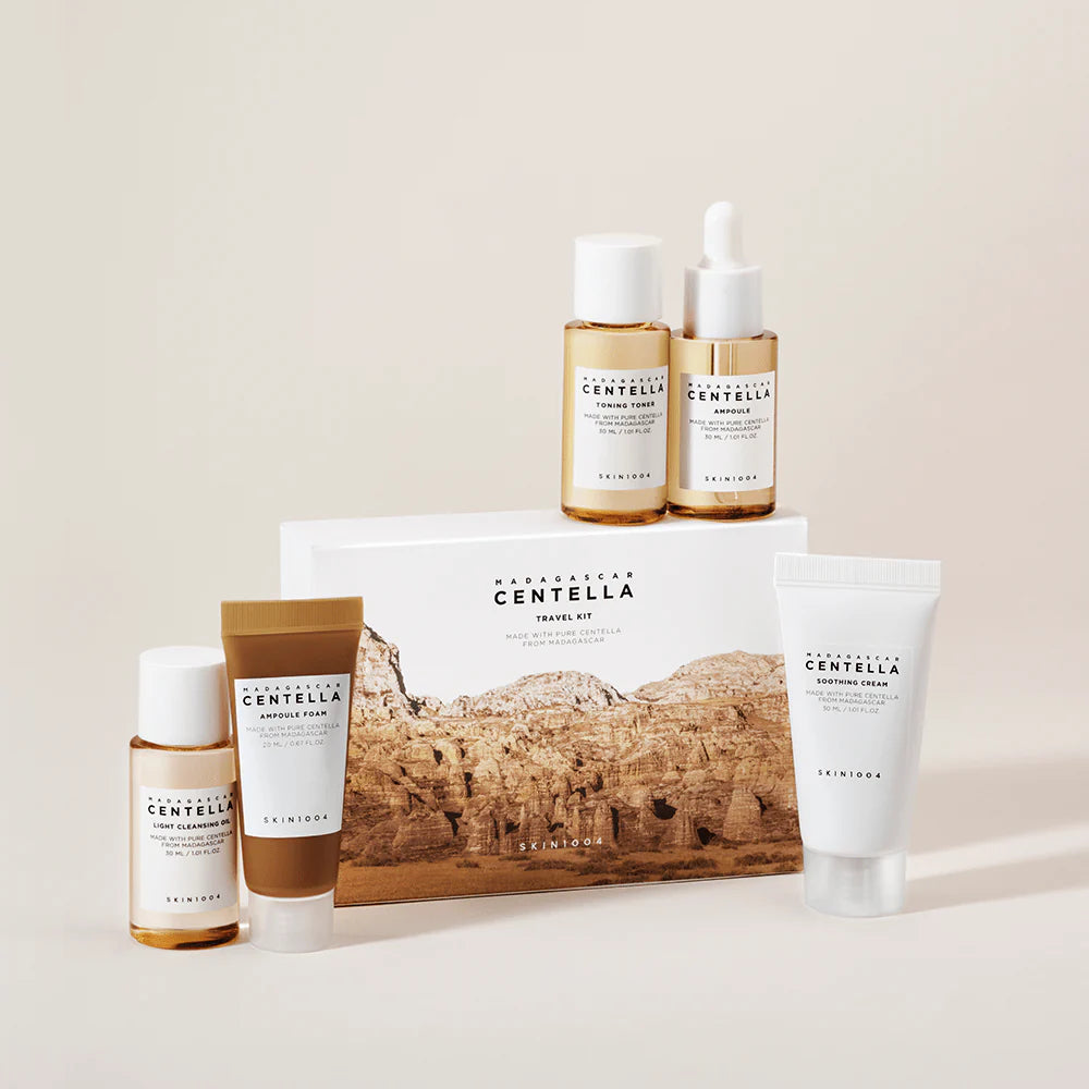 SKIN1004 Madagascar Centella Travel Kit مجموعة العناية بالبشرة
