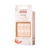 KISS Nude Revolutioary Natural Nails 28 Nails Glue Included KAN03 (French Nude
Cashmere)