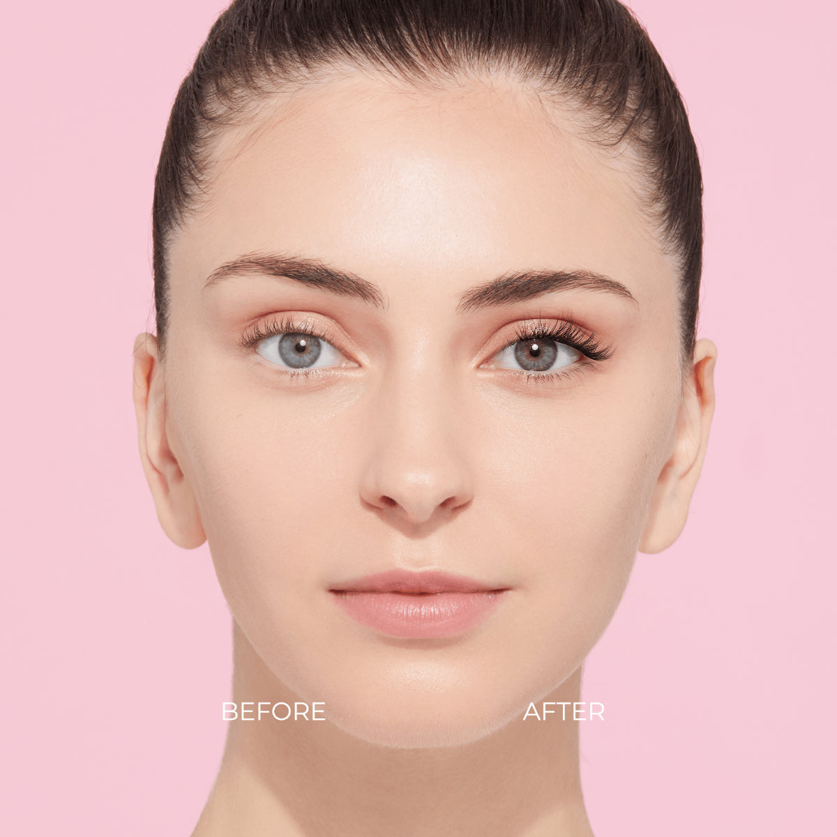 KISS imPRESS Press-On Falsies Lash Extensions Kit - Natural 20 Clusters رموش صناعية بمظهر طبيعي