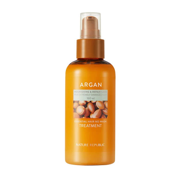 NATURE REPUBLIC Argan nourishing, and repair care for extremely damaged hair essential hair no wash treatment
