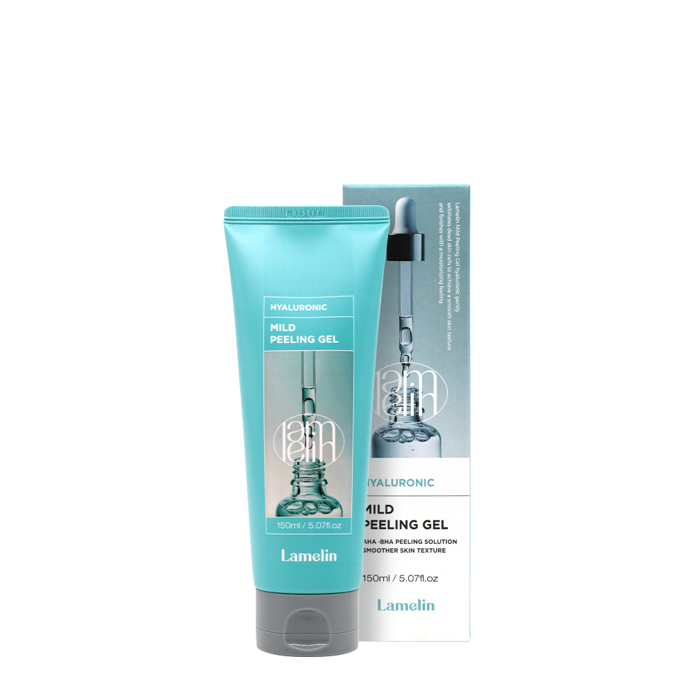 LAMELIN Mild Peeling Gel AHA BHA Peeling Solution Smoother Skin Texture Hyaluronic