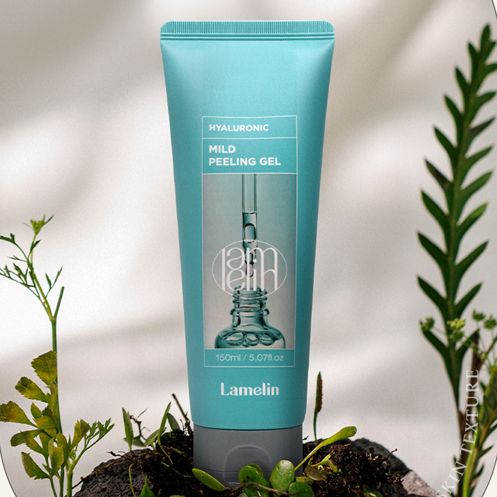 LAMELIN Mild Peeling Gel AHA BHA Peeling Solution Smoother Skin Texture Hyaluronic