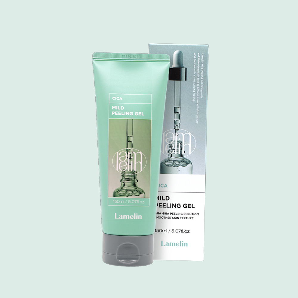 LAMELIN Mild Peeling Gel AHA BHA Peeling Solution Smoother Skin Texture Cica