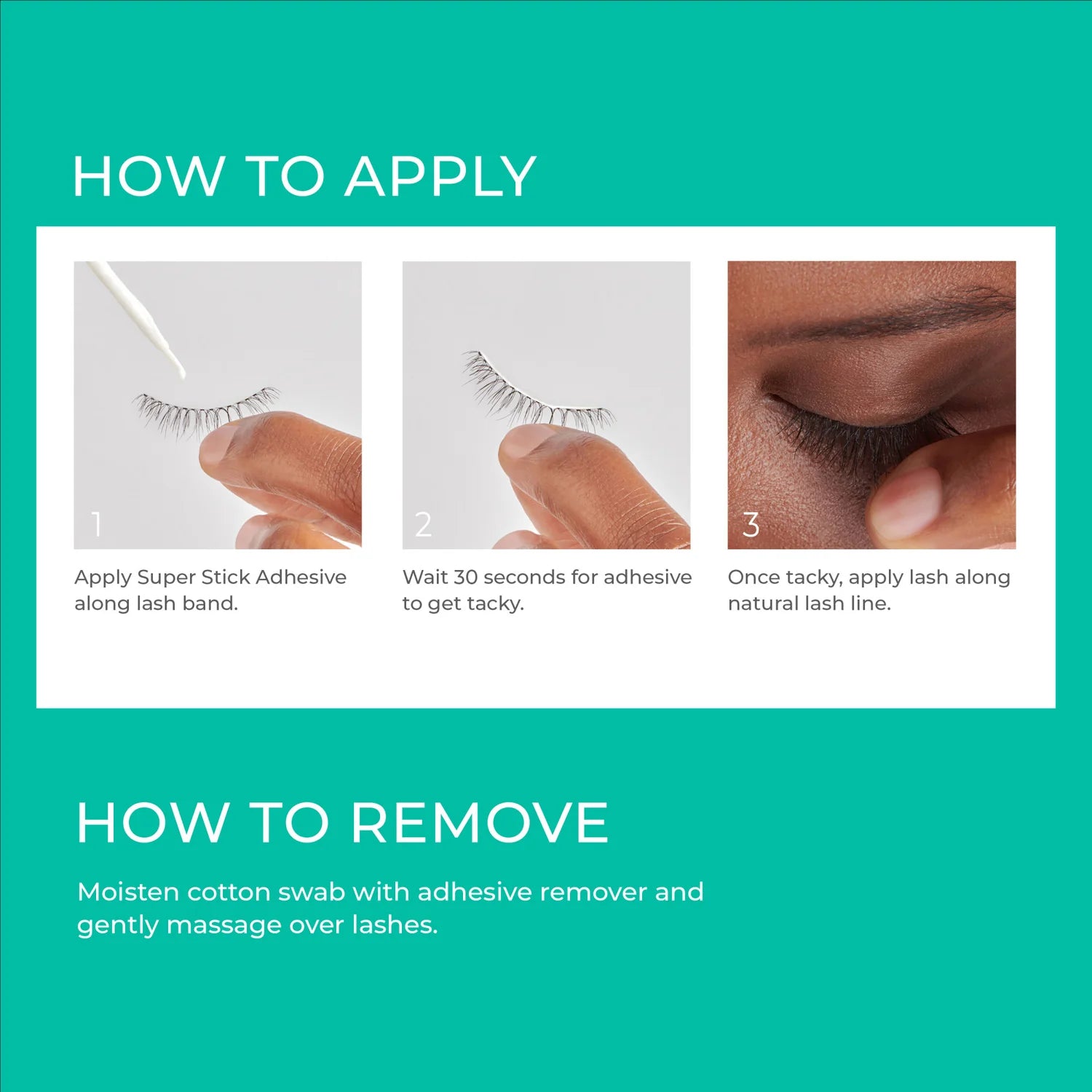 KISS SuperStick 5 Day Stay Strip Waterproof Lash Adhesive - Black لاصق الرموش باللون الاسود
