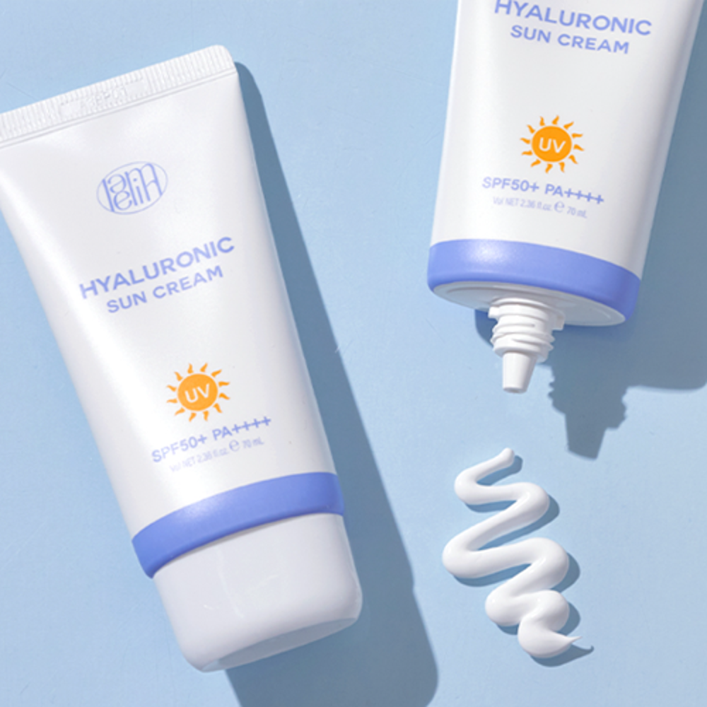 LAMELIN Hyaluronic Sun Cream UV SPF 50+ PA+++ واقي الشمس الفيزيائي بالهايلرونك اسد من لاملين