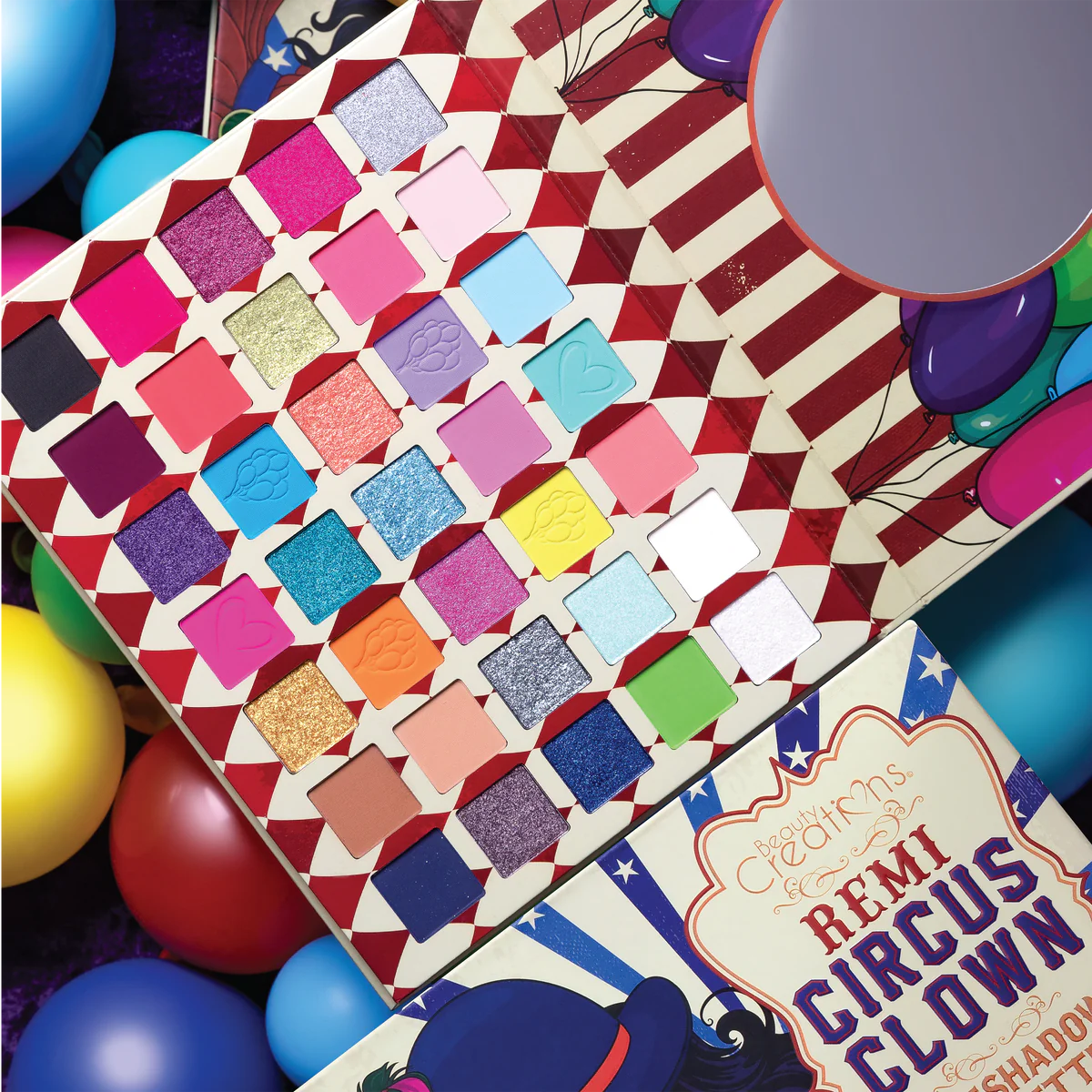 Beauty creations Remi Circus Clown eye Shadow palette