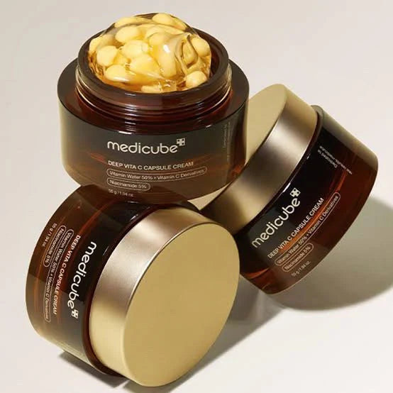MEDICUBE Deep Vita C Capsule Cream –  كريم جل كبسولات والفيتامين سي من ميدكيوب