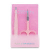 BEAUTY CREATIONS pluck & trim brow pink ket مجموعة ادوات للعناية بالحواجب
