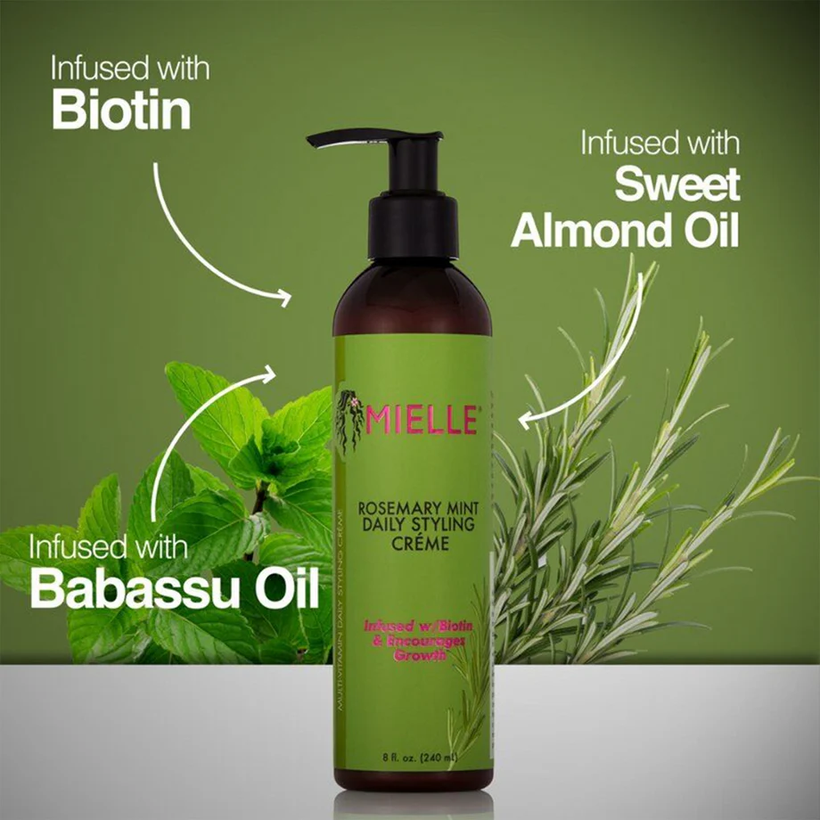 MIELLE Rosemary Mint Daily Styling Cream Infused With Biotin