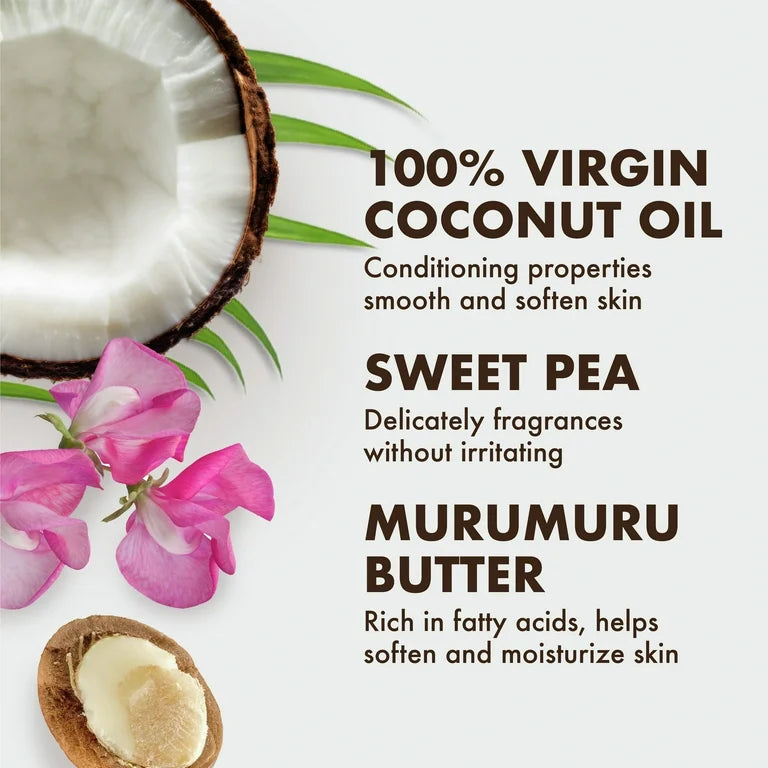 SheaMoisture Baby Wash and Shampoo 100% Virgin Coconut Oil for Baby Skin غسول وشامبو الاطفال