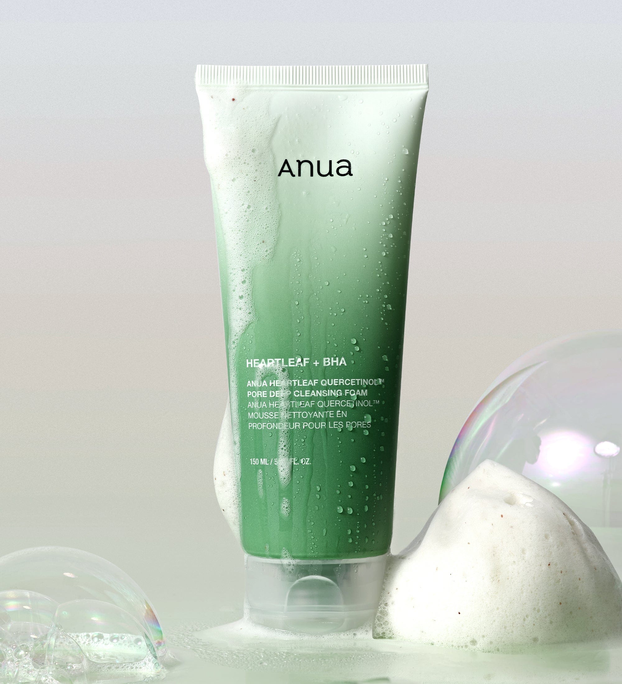 Anua Heartleaf Quercetinol Pore Deep Cleansing Foam رغوة تنظيف البشرة من انوا