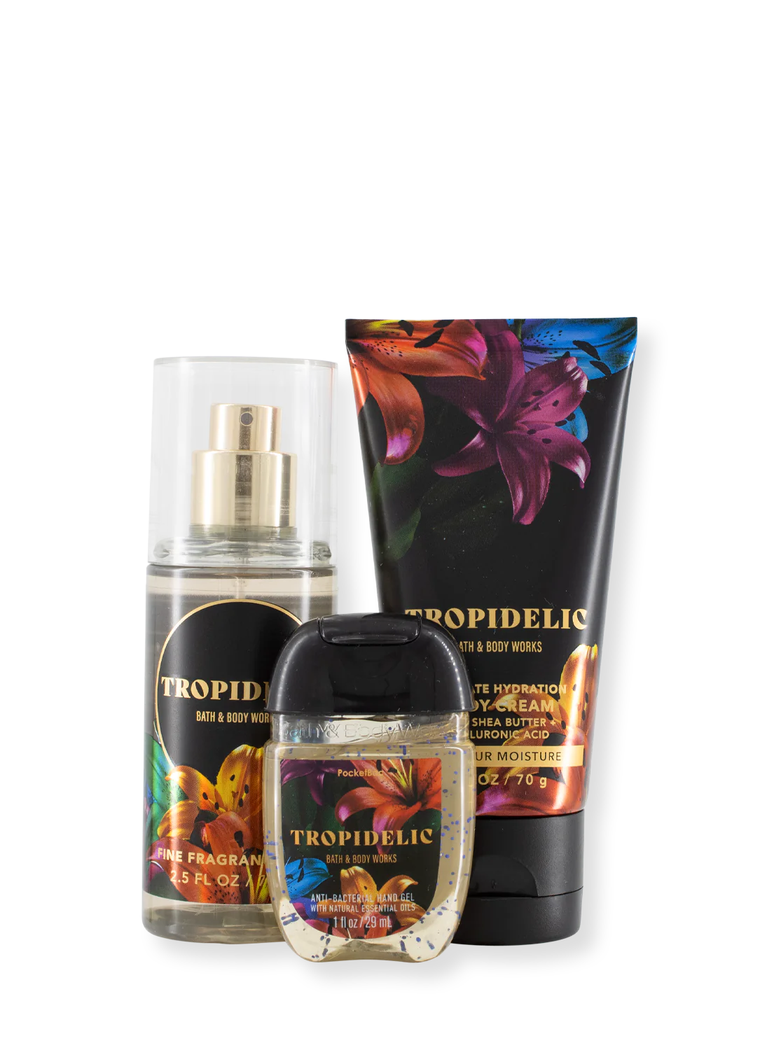 BATH AND BODY WORKS Discover A Flora Escape Shine Bright Mini Gift Bag Set