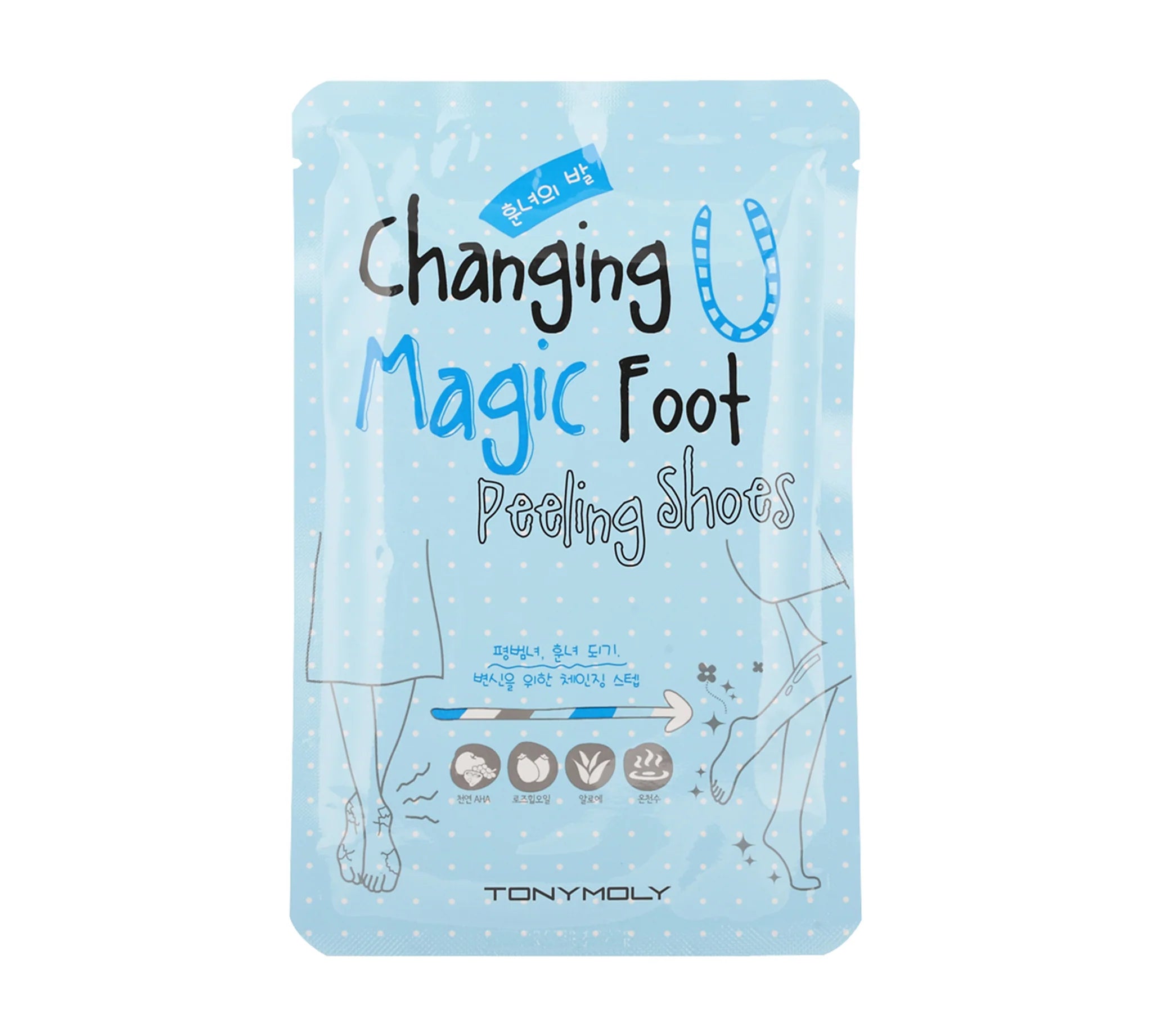 TONYMOLY Changing U Magic Foot Peeling Shoes ماسك القدم