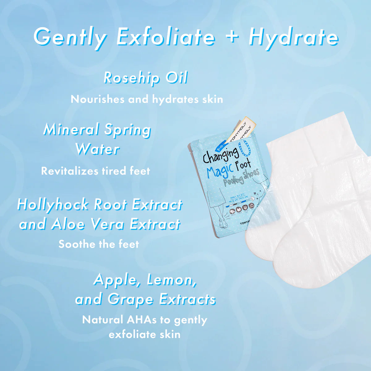 TONYMOLY Changing U Magic Foot Peeling Shoes ماسك القدم