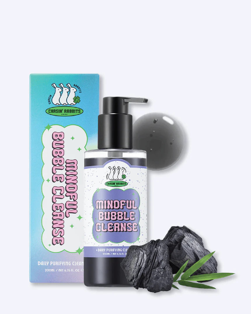 CHASIN' RABBITS Mindful Bubble Cleanse غسول الفحم الكوري