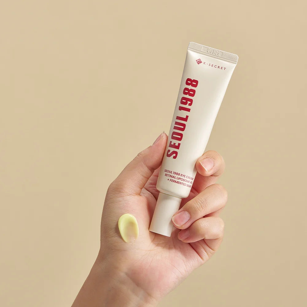K SECRET SEOUL 1988 EYE CREAM  RETINAL LIPOSOME 4% + FERMENTED BEAN كريم العيون  بالريتينول وإنزيمات الفاصوليا