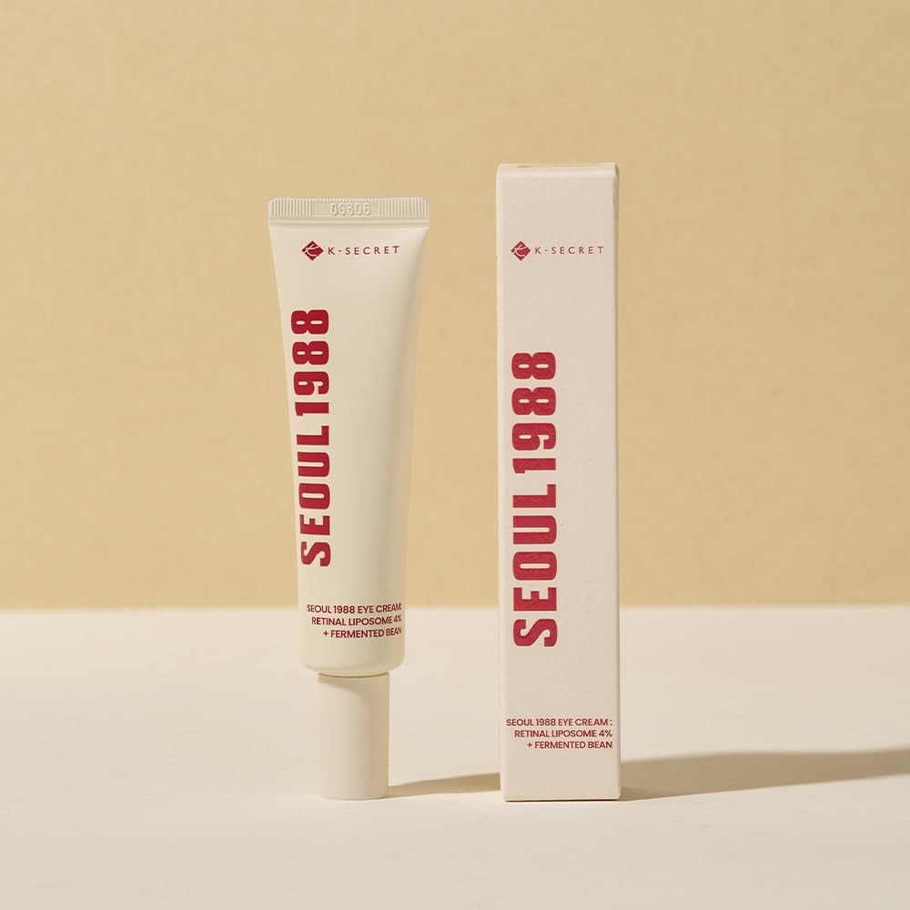 K SECRET SEOUL 1988 EYE CREAM  RETINAL LIPOSOME 4% + FERMENTED BEAN كريم العيون  بالريتينول وإنزيمات الفاصوليا
