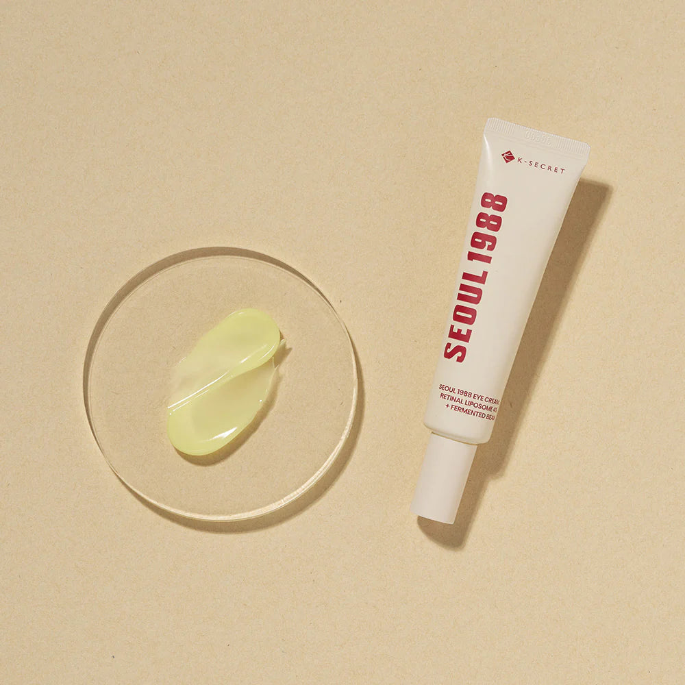 K SECRET SEOUL 1988 EYE CREAM  RETINAL LIPOSOME 4% + FERMENTED BEAN كريم العيون  بالريتينول وإنزيمات الفاصوليا