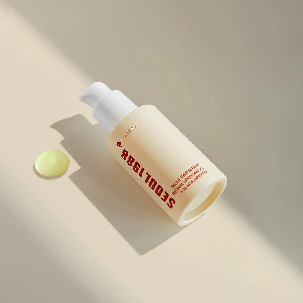 K Secret Seoul 1988 Retinal Serum: 2% Retinal Liposome 2% + Black Ginseng