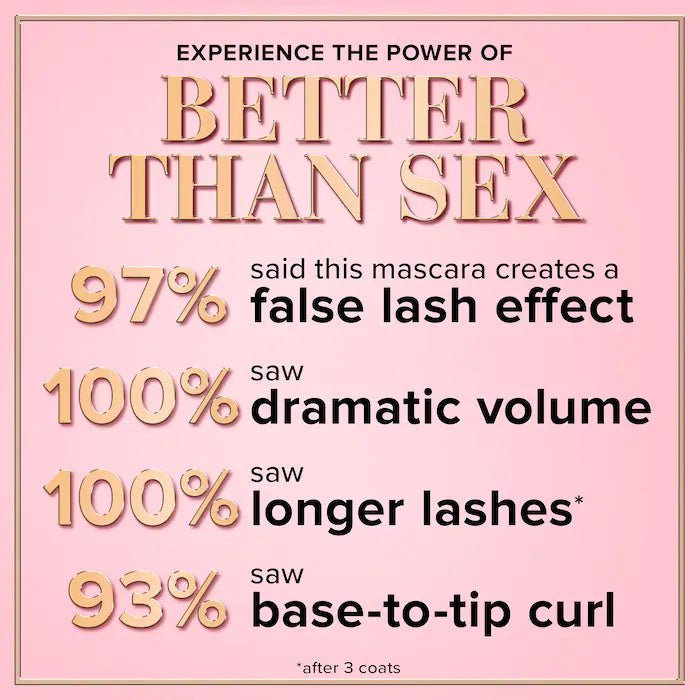 TOO FACED better than sex mascara ماسكارا الرموش من تو فيسد