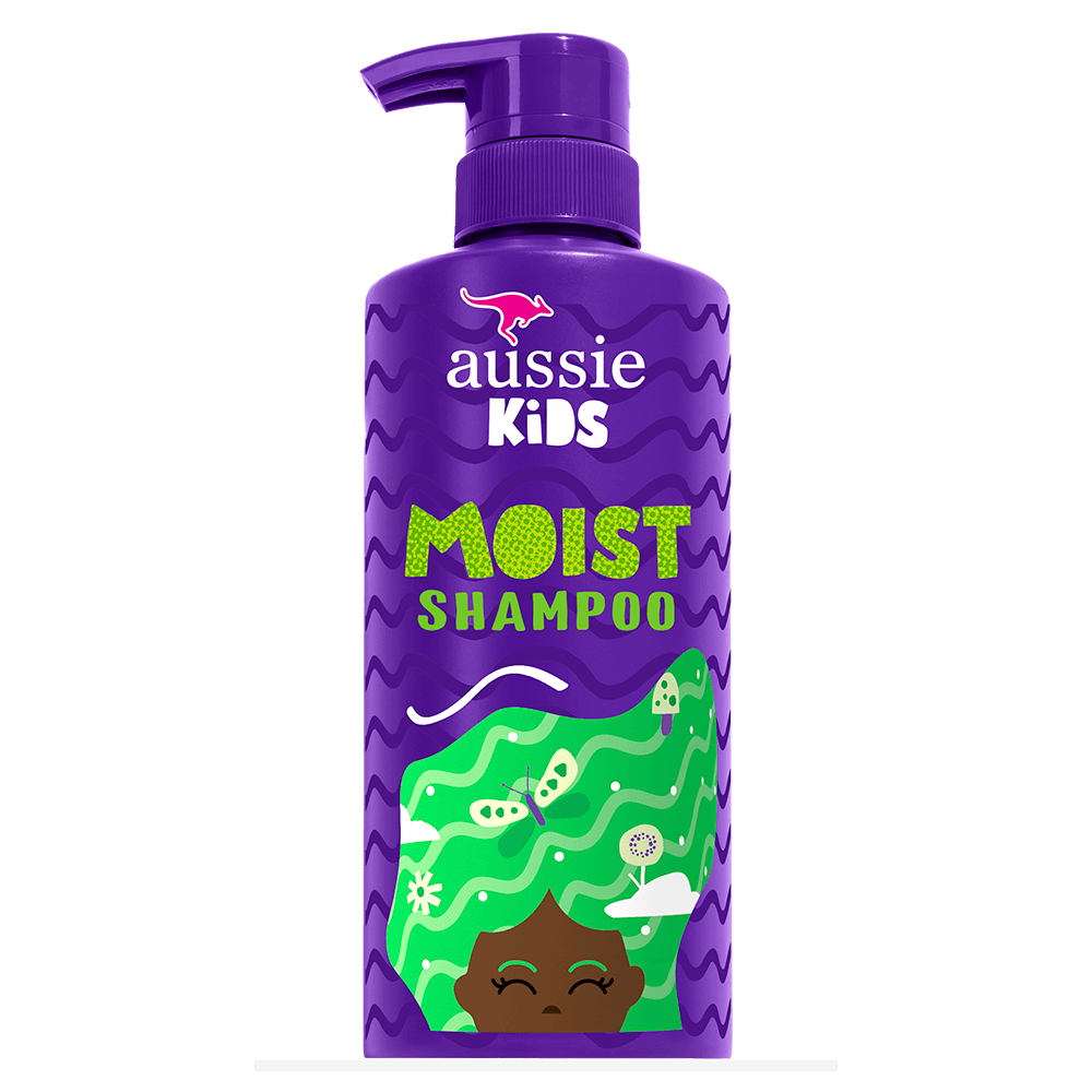 AUSSIE Kids Moist Shampoo Sulfate-Free Paraben Free شامبو اوسي للاطفال
