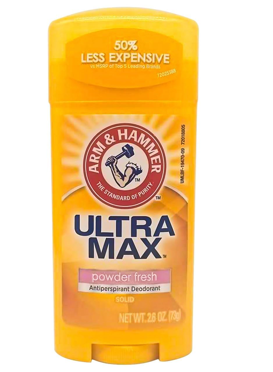 Arm & Hammer Ultra Max Powder Fresh Deodorant  ديودرنت مزيل العرق باودر فريش من ارم اند همر