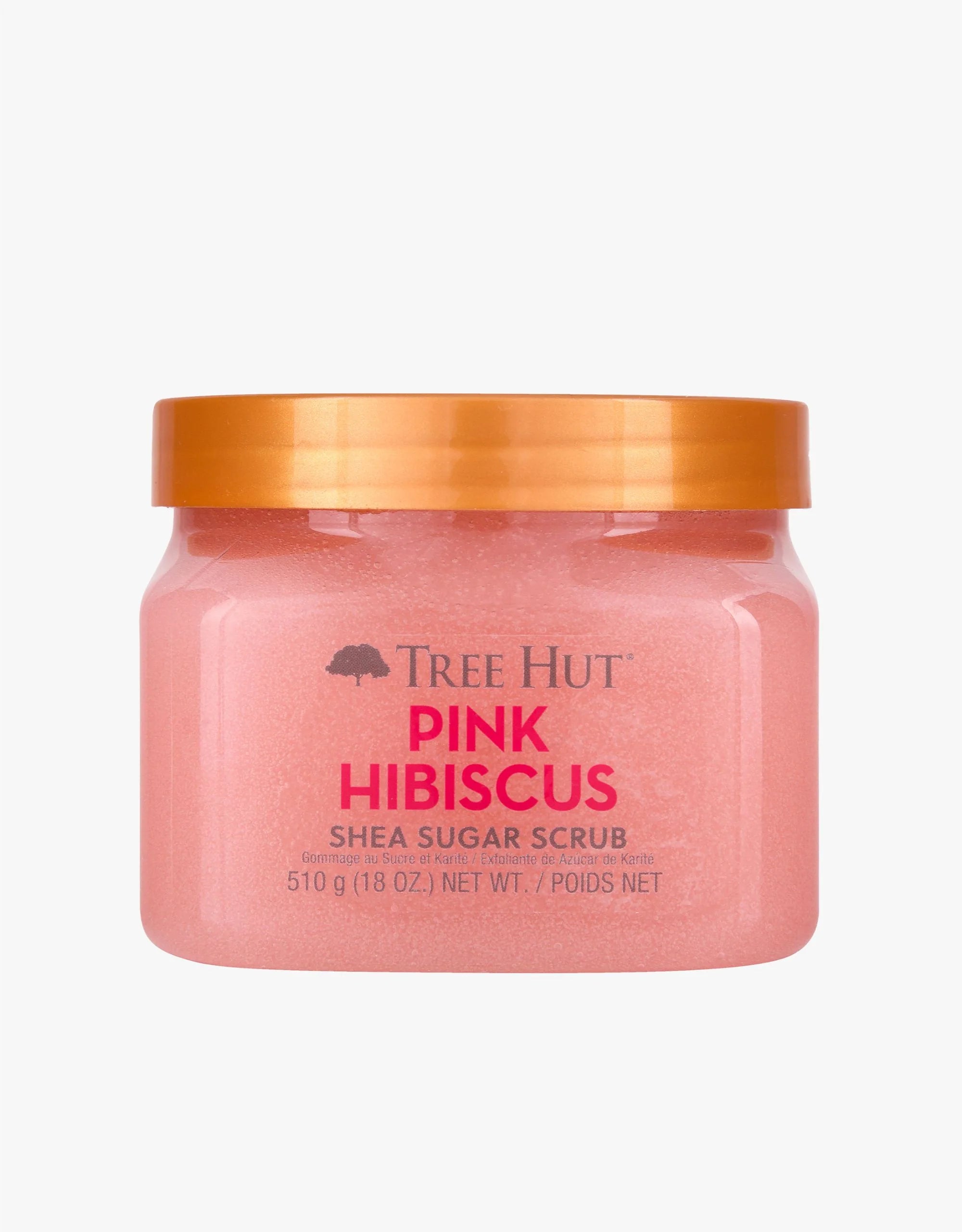 TREE HUT Pink Hibiscus Shea Sugar Scrub سكراب الجسم بالكركديه الوردي والطحالب الحمراء