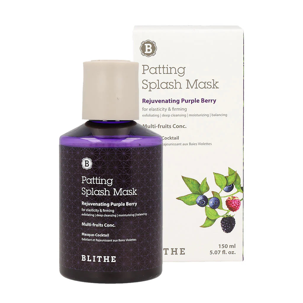 BLITHE Patting Splash Mask Rejuvenating Purple Berry